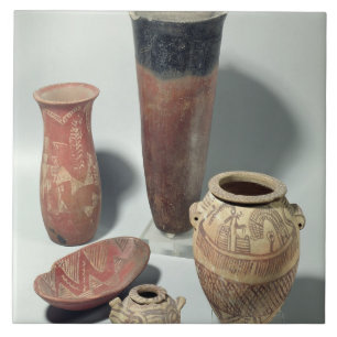 Carreau Sélection des vases, période de Naqada I/II,