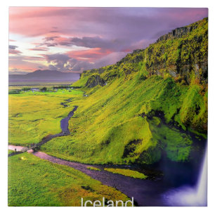 Carreau Seljalandfoss, Islande
