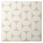 Carreau Semi-cercles géométriques modernes Beige Carrelage<br><div class="desc">Le carrelage beige semi-circulaire est le carrelage géométrique parfait pour votre salle de bain ou votre cuisine. Ce carrelage de couleur beige est une teinte neutre avec un demi-cercle crème off pour un décor de maison moderne classique du milieu du siècle sur tendance pour 2025 comme souris Mocha. Disponible en...</div>