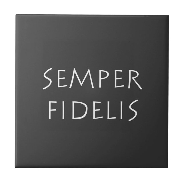Carreau Semper Fidelis (Devant)