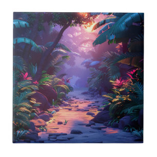Carreau Sentier tropical hawaïen