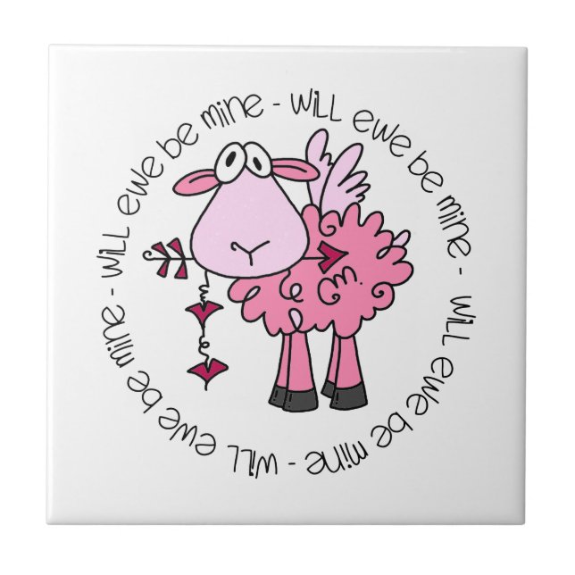 Carreau Seras-Tu À Moi Valentine ? (Devant)