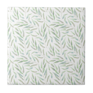 Carreau Serene Willow Feuilles Motif sans couture Carrelag
