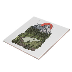 Carreau Sérénité du lac de montagne : l'aventure du couche