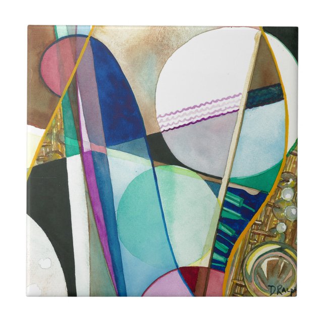 Carreau Série musicale - quartet de jazz (Devant)