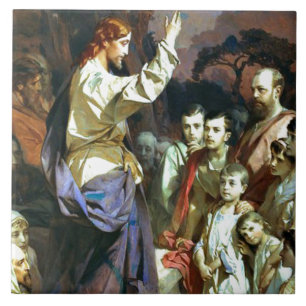 Carreau Sermon sur le Mont, art