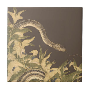 Carreau Serpent Brown vintage