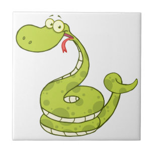Carreau Serpent vert