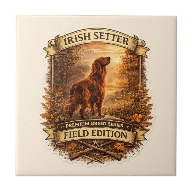 Carreau Setter irlandais (Devant)