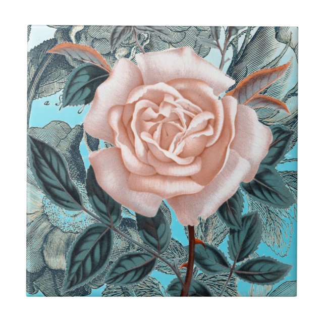 Carreau Shabby Chic Rose (Devant)