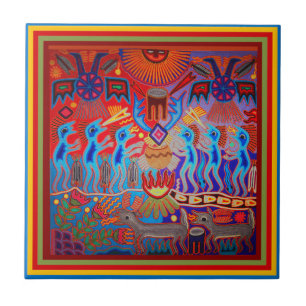 Carreau Shaman Ritual Huichol