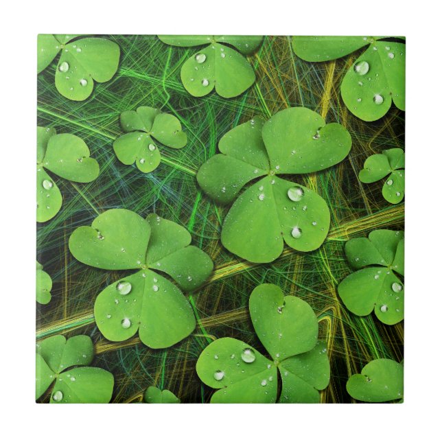 Carreau Shamrock vert St Patrick iPhone 5 Coque-Mate (Devant)