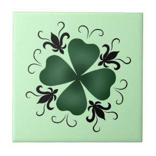 Carreau Shamrock victorien de fantaisie