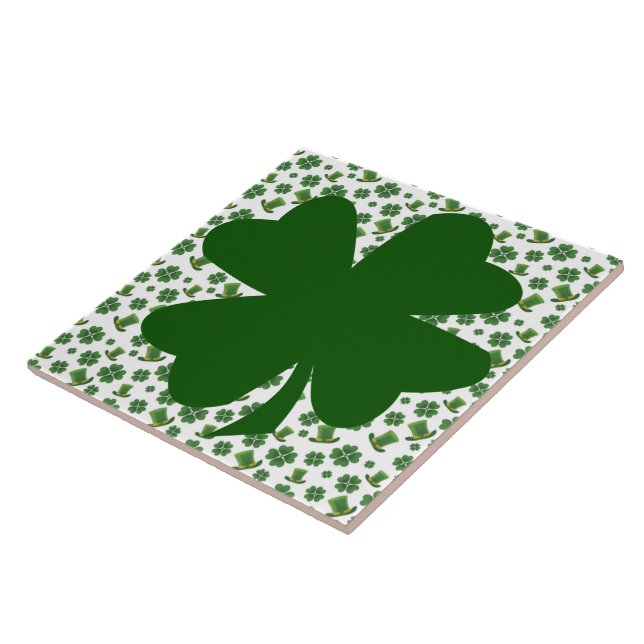 Carreau Shamrocks et chapeaux supérieurs 3 (Côté)