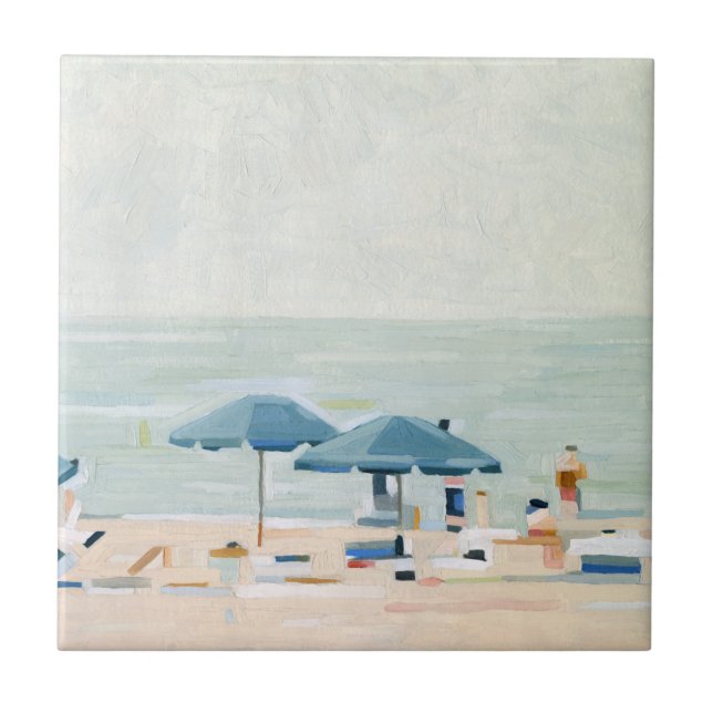 Carreau Si c'est les plages (Devant)