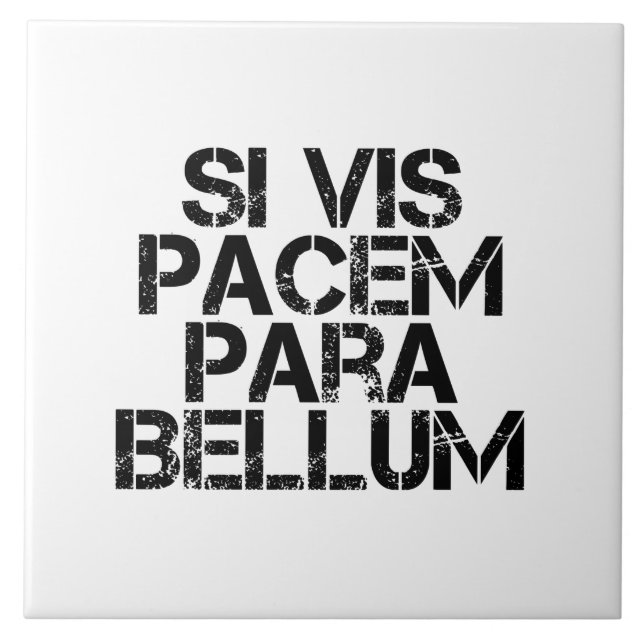 Carreau Si Vis Pacem Para Bellum (Devant)