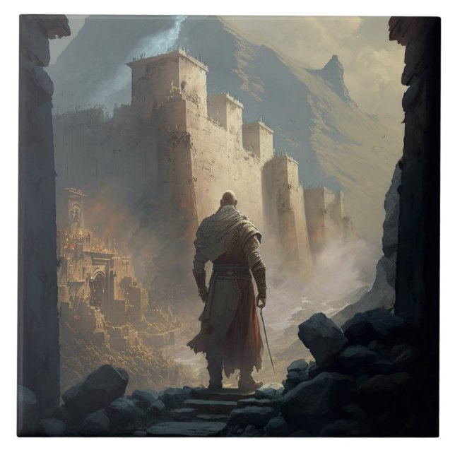 Carreau Siège de la ville de montagne (Devant)