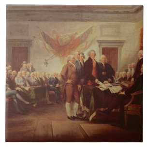 Carreau Signature de la déclaration d'indépendance, 4èm
