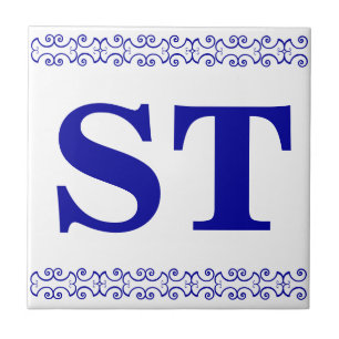 Carreau Signe de vignette personnalisé