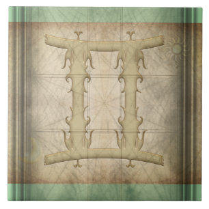 Carreau Signe de zodiaque de Gémeaux