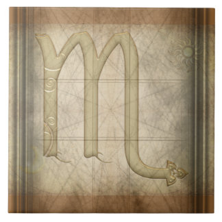 Carreau Signe de zodiaque de Scorpion