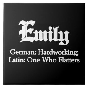 Carreau Signification d'Emily