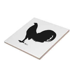 Carreau Silhouette du coq Gamecock