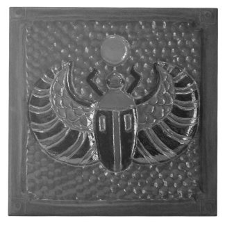 Carreau Silvere Egyptian Winged Scarab Tile