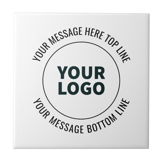 Carreau Simple à remplacer par votre logo ou votre image (Devant)