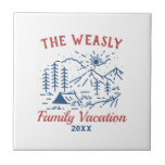 Carreau Simple Aventure Camping Famille Voyage sur route J<br><div class="desc">Simple Aventure Camping Famille Voyage sur route Carreaux décoratifs</div>