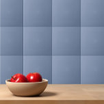 Carreau Simple couleur uni bleu ardoise<br><div class="desc">Design simple couleur uni bleu ardoise.</div>