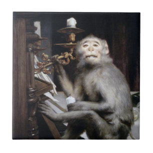 Carreau Singe souriant