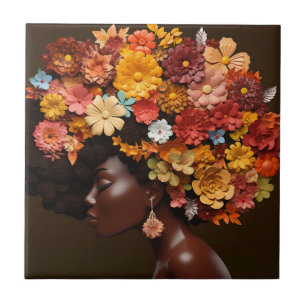 Carreau Sista Black Queen Melanin Femme Black Girl Magie