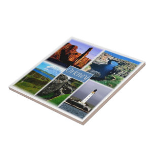 Carreau SISTENG055 THE ORKNEY ISLANDS ORKNEYS, Écosse