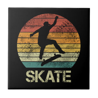 Carreau Skate Olli Design vintage pour skateurs
