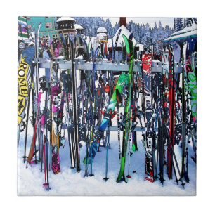 Carreau Skis and Poles