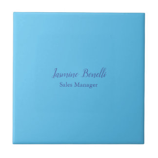 Carreau Sky Blue Professional Modern Minimaliste Ajouter u
