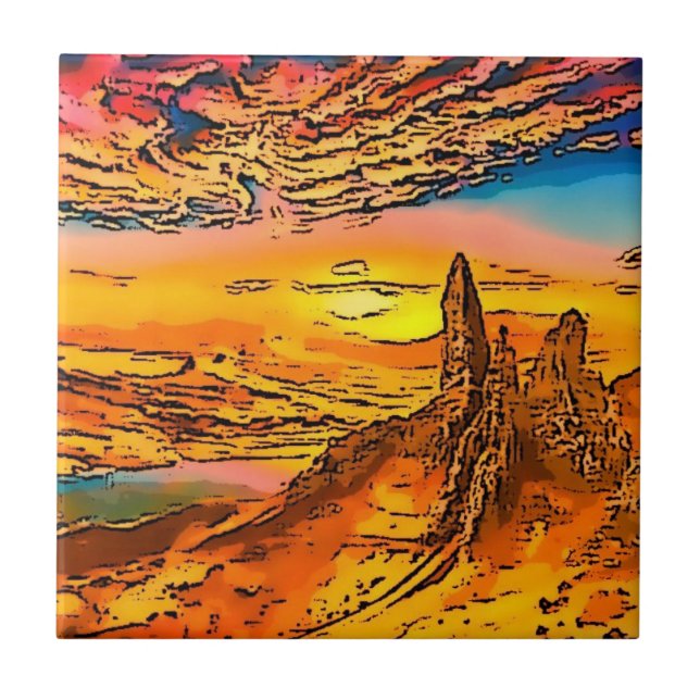 Carreau Skye vieil homme de l'Ecosse (Devant)