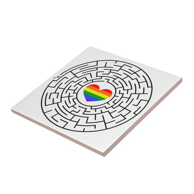 Carreau SlipperyJoe's orgueil labyre de labyrinthe de flèc (Côté)