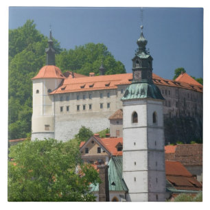 Carreau SLOVÉNIE, GORENJSKA, Skofja Loka : Église de St.