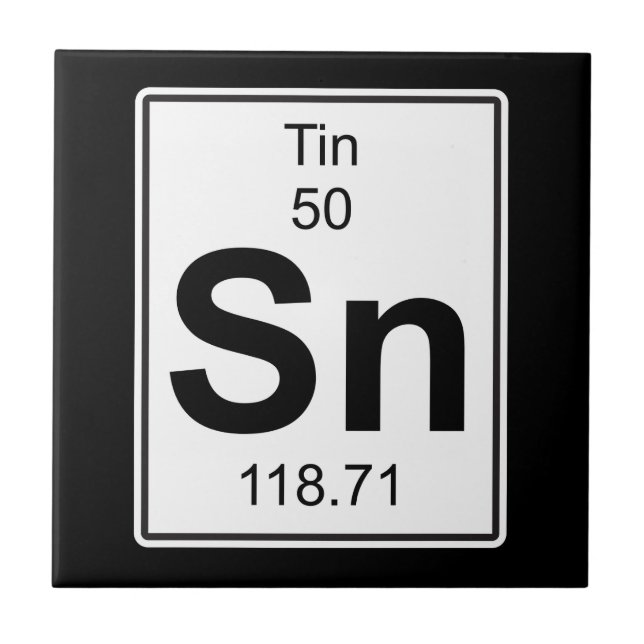 Carreau Sn - étain (Devant)