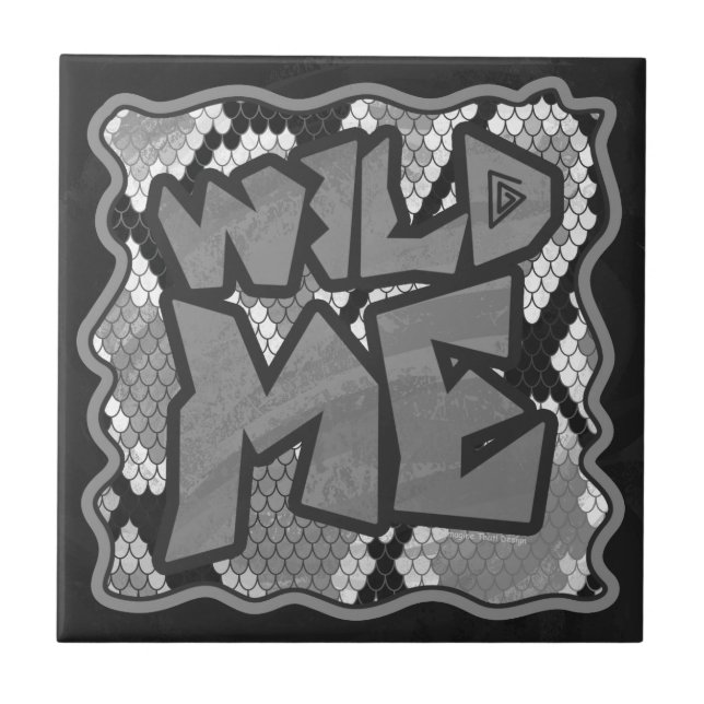 Carreau Snake Yellow et Gold Print (Devant)