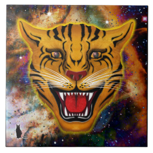 Carreau Snarling Tiger Nebula Carrelage céramique