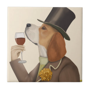 Carreau Snob de vin beagle