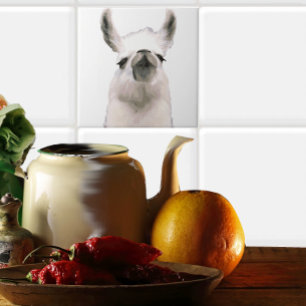 Carreau Snooty Snobby Llama personnalisé