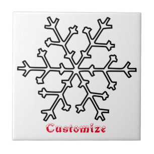 Carreau Snowflakes Thunder_Cove