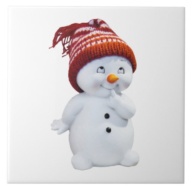 CARREAU SNOWMAN JOUEUR (Devant)