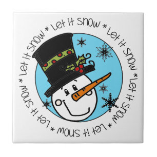 Carreau Snowman Laisser Neige