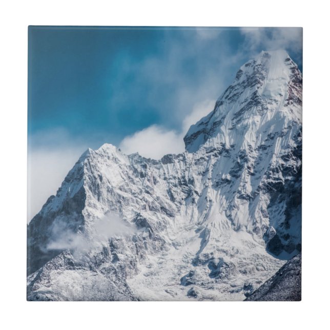 Carreau Snowy Ama Dablam Himalaya (Devant)