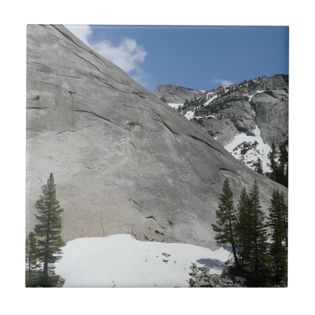 Carreau Snowy Granite Domes I au parc national Yosemite (Devant)